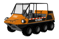 中小型水陸兩棲救援車(chē)（8×8，64KW，原地轉(zhuǎn)向）
